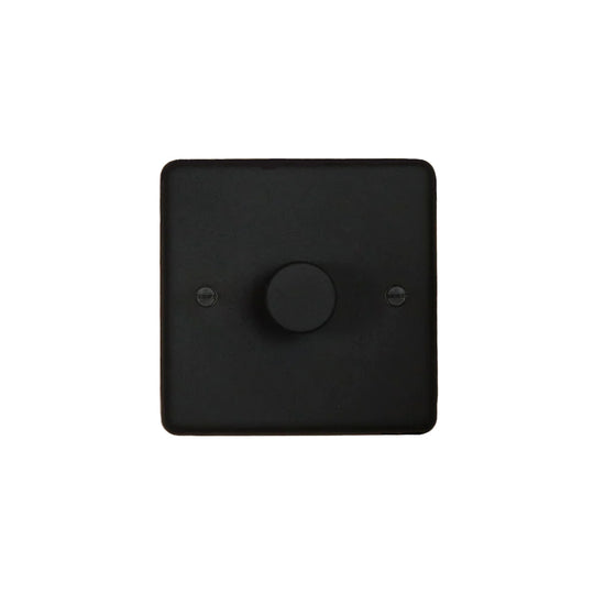 Textured Black 1 Gang 2 Way Dimmer Switch