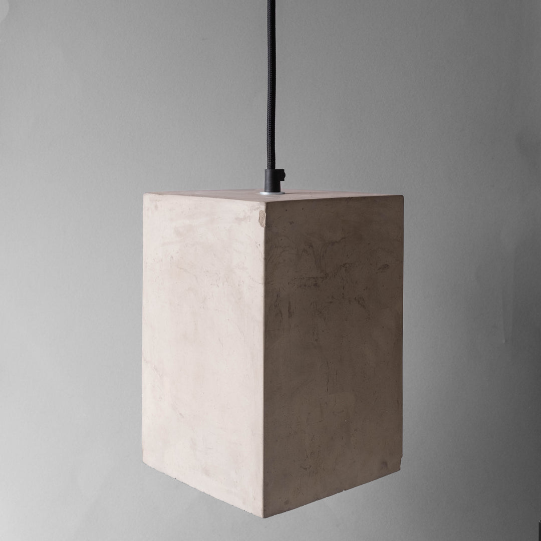 Concrete Shade Pendant Set