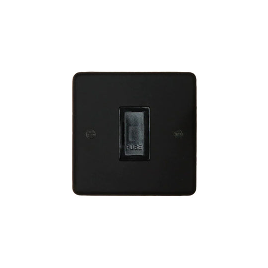 Textured Black Unswitched Fused Connection Switch