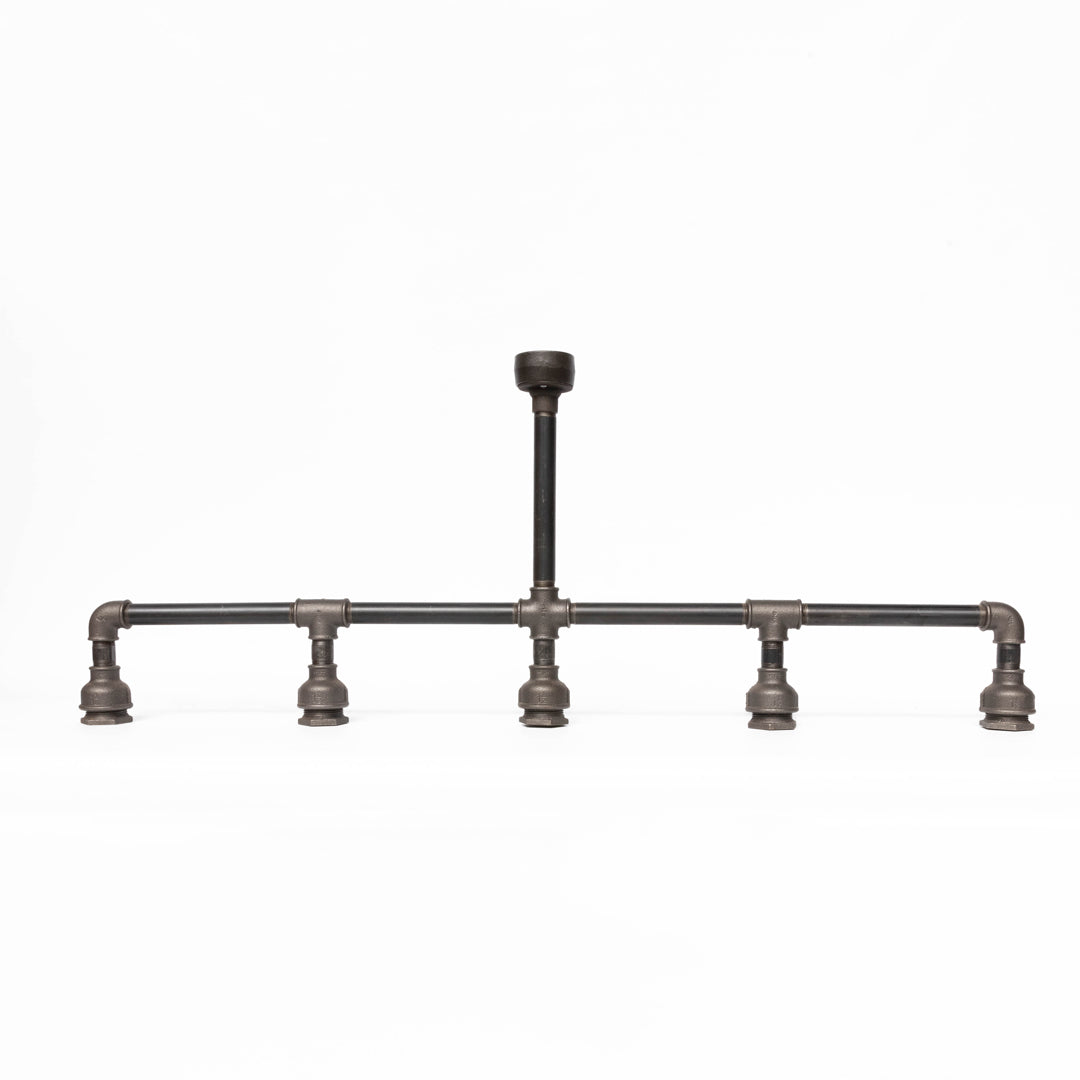 5 Pipe Bar - Blackened Steel