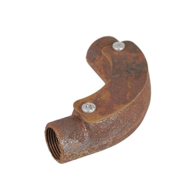 20mm Conduit Inspection Bend - Rust