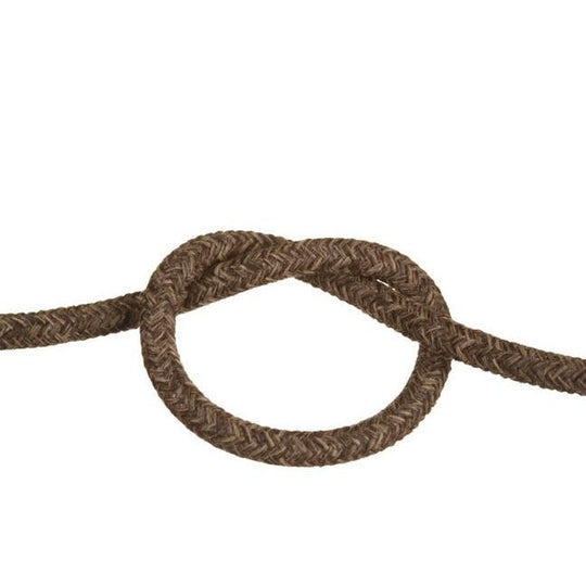 Brown Linen Round Fabric Cable