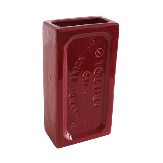 Bristol Brick Vase Burgundy