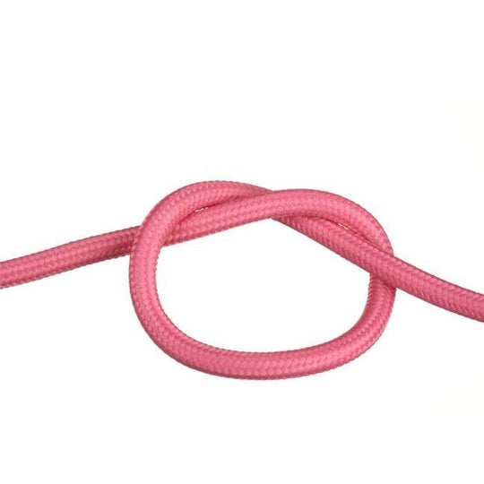 Cerise Pink Round Fabric Cable