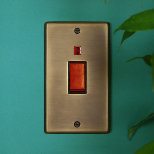 Antique Brass 45amp Switch