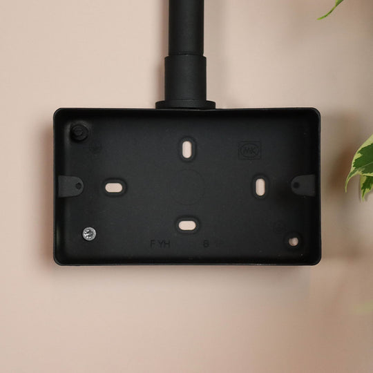 Textured Black Double Back Box