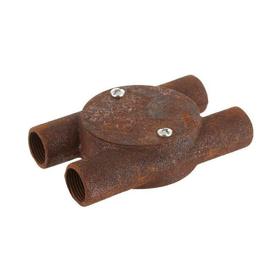 20mm Conduit H Box - Rust
