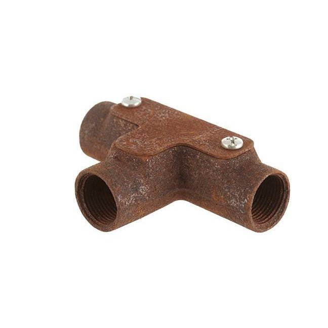 20mm Conduit Inspection Tee - Rust