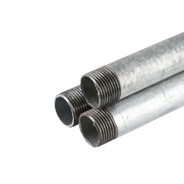 20mm Conduit Cut and Threaded To Size - Galvanised