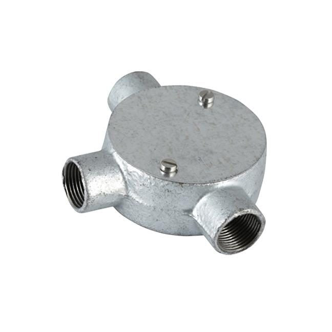 20mm Conduit Tee Box - Galvanised