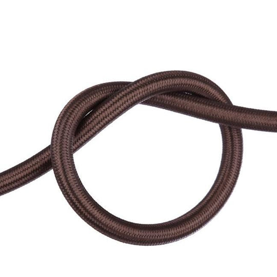 Brown Round Fabric Cable