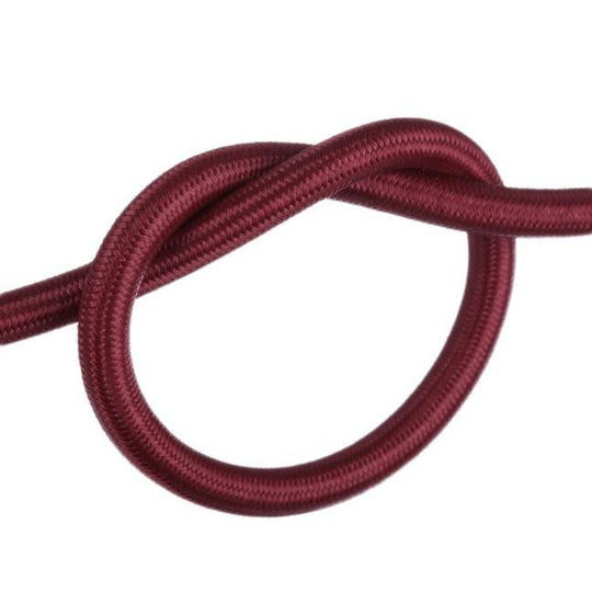 Burgundy Round Fabric Cable
