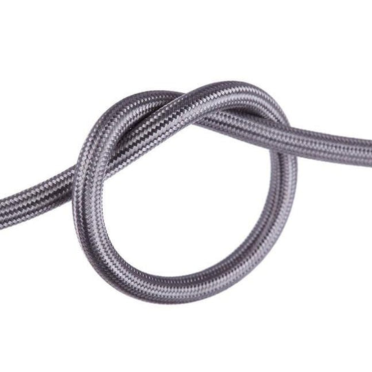 Grey Round Fabric Cable