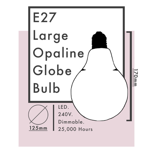 E27 LED Large Opaline Globe