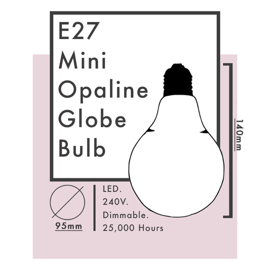 E27 LED Mini Opaline Globe