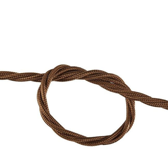 Old Gold Twisted Fabric Cable