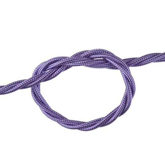Purple Twisted Fabric Cable