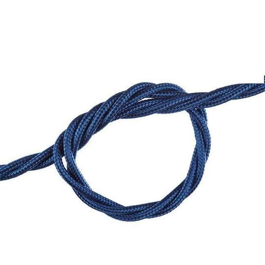 Royal Blue Twisted Fabric Cable