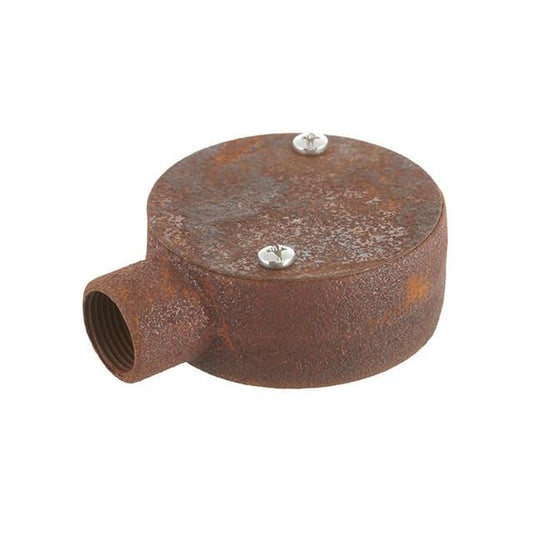 20mm Conduit End Box - Rust