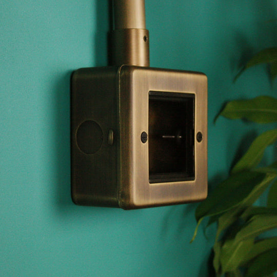 Antique Brass 2 Gang RJ45 Socket
