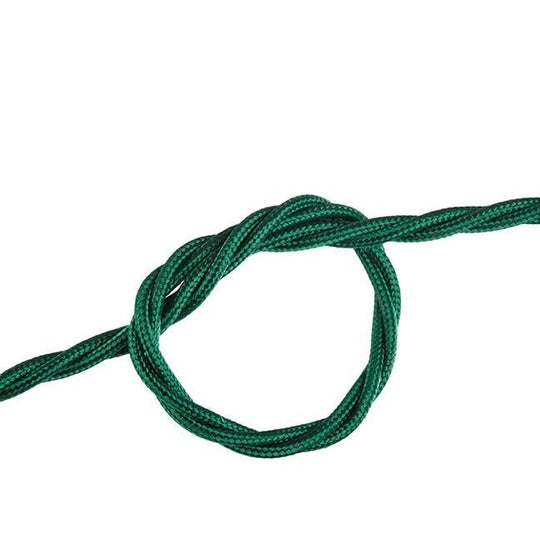 Teal Twisted Fabric Cable