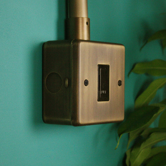 Antique Brass Unswitched Fused Connection Unit