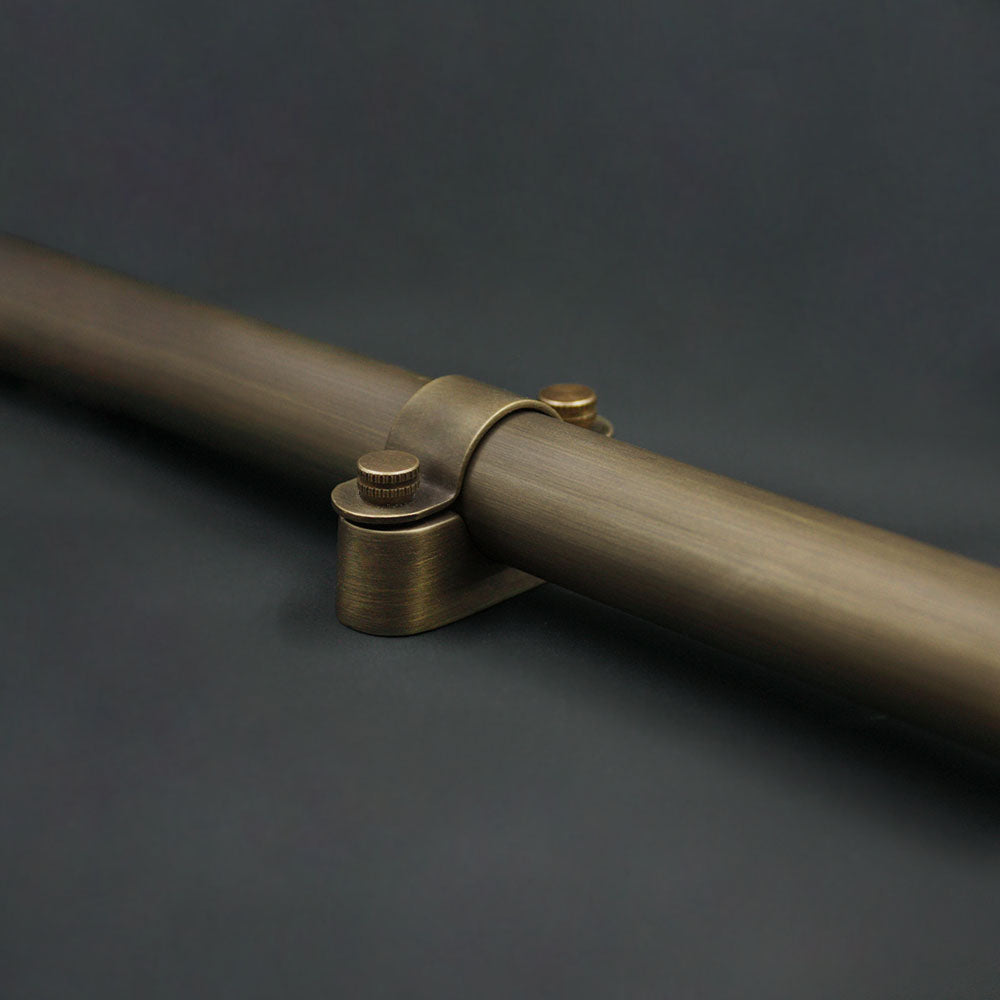 20mm Conduit Saddle - Antique Brass