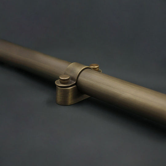 20mm Conduit Saddle - Antique Brass