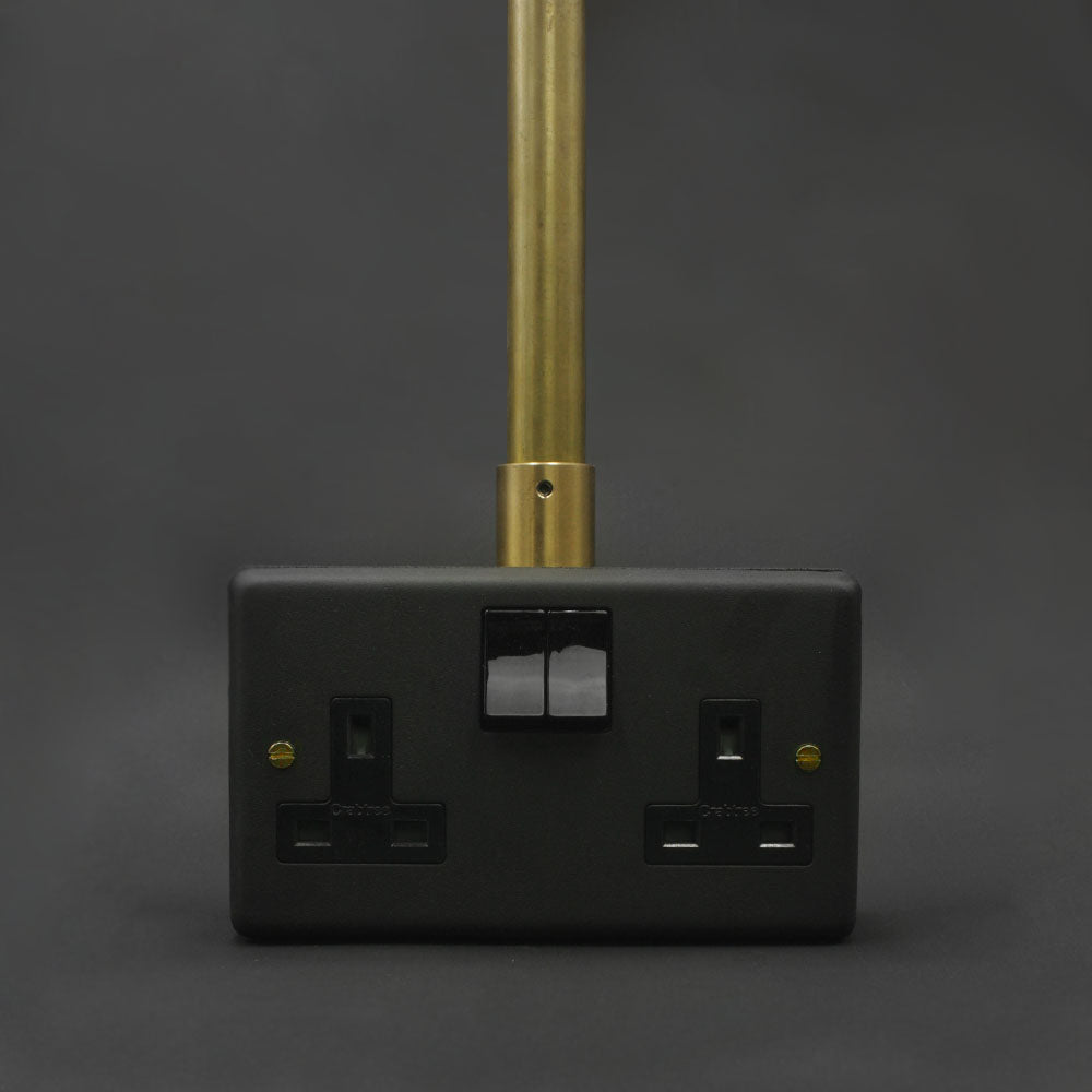 20mm Conduit Adaptor - Raw Brass