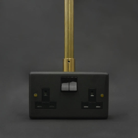 20mm Conduit Adaptor - Raw Brass