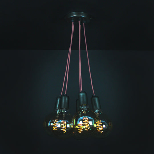 Dark Bronze 5 Bulb Cluster