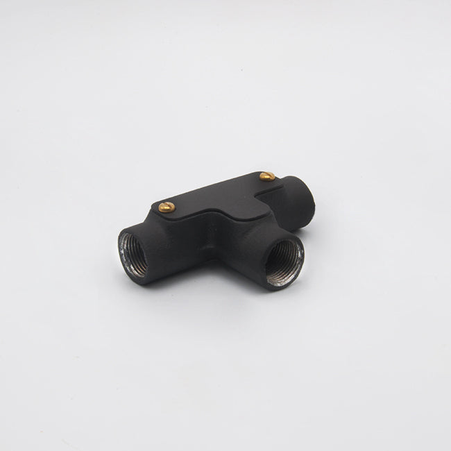 20mm Conduit Inspection Tee - Textured Black