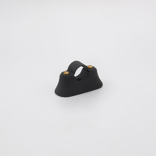 20mm Conduit Hospital Saddle - Textured Black