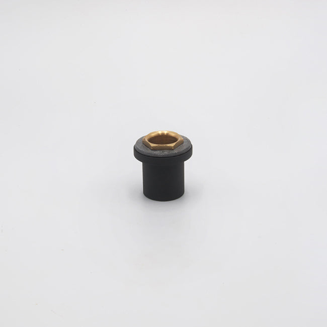 20mm Flanged Coupler - Textured Black