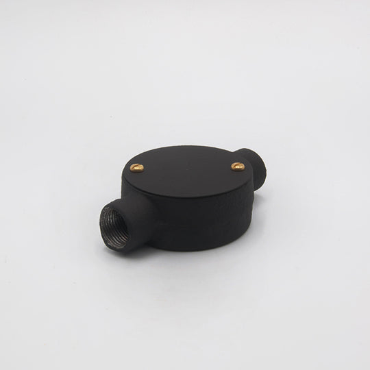 20mm Conduit Through Box - Textured Black