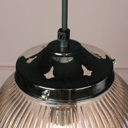 Reeded Glass Globe - Medium