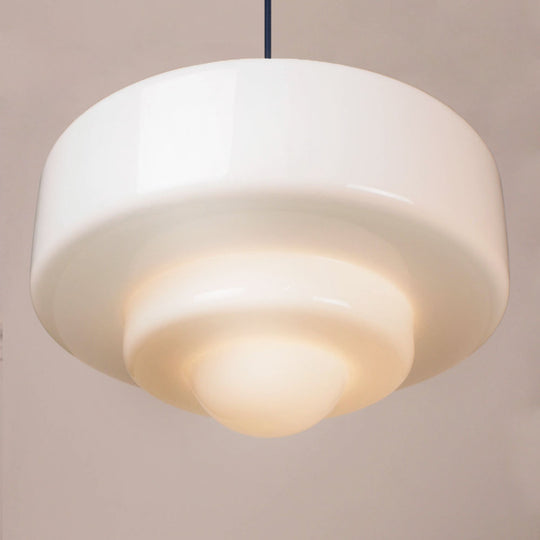 Stepped Soda Glass Pendant - Large