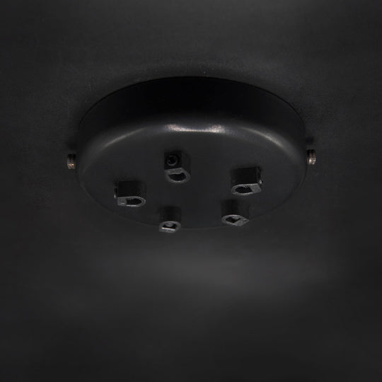 Multi Outlet Ceiling Roses - Black
