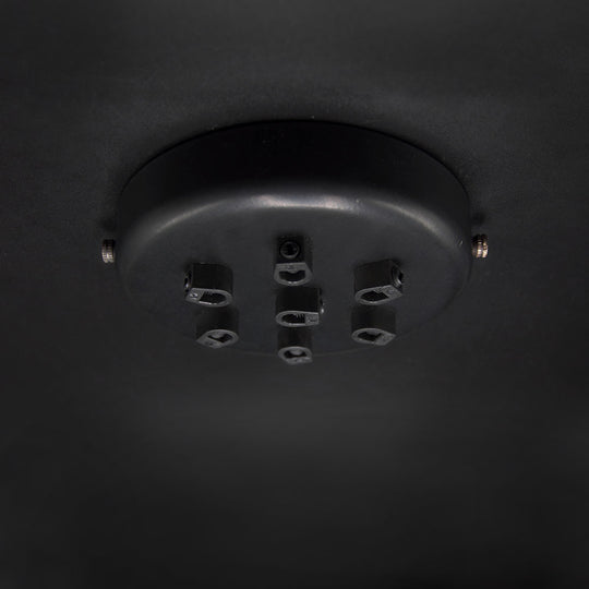 Multi Outlet Ceiling Roses - Black