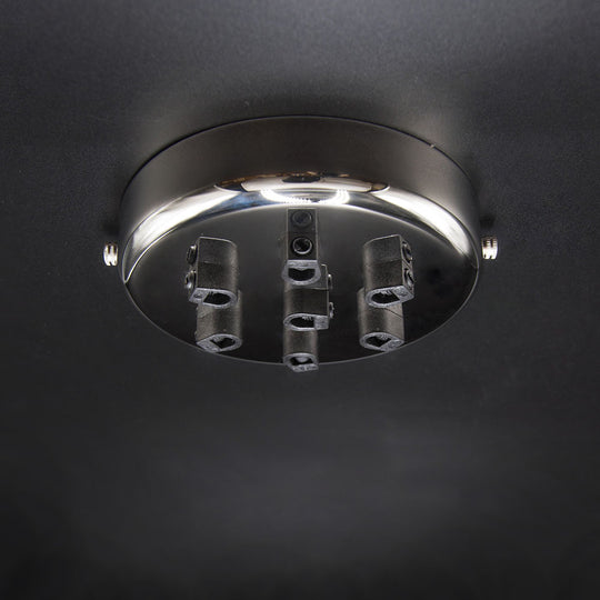 Multi Outlet Ceiling Roses - Polished Nickel