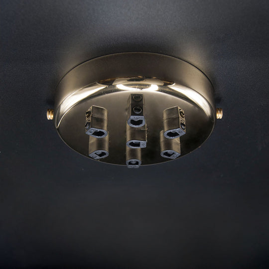 Multi Outlet Ceiling Roses - Polished Brass