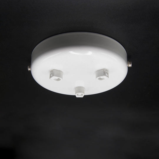 Multi Outlet Ceiling Roses - White