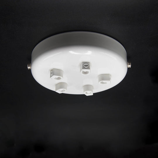 Multi Outlet Ceiling Roses - White