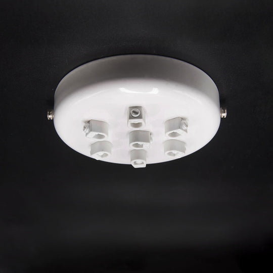 Multi Outlet Ceiling Roses - White
