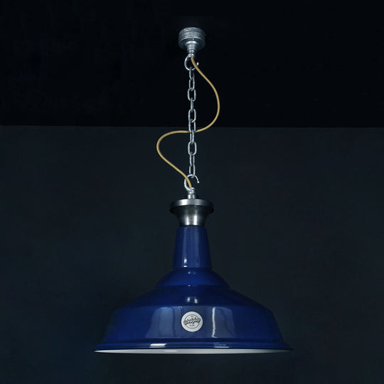 420mm Trafalgar Enamel Shade - Navy Blue