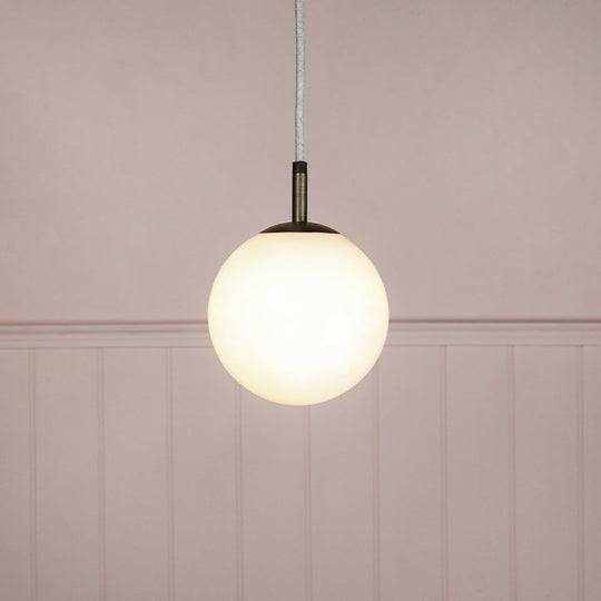 Opaline Shade Pendant Set - Small