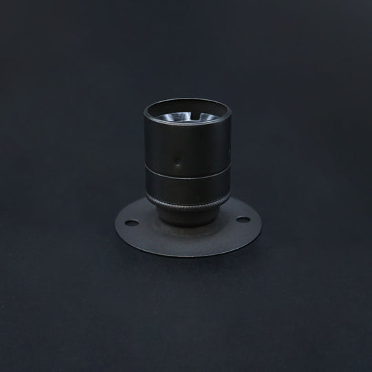 E27 Period Fixed Ceiling Light - Dark Bronze