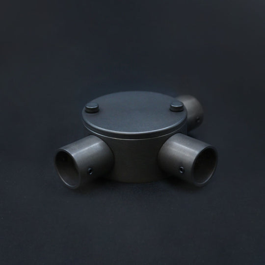 20mm Conduit Tee Box - Dark Bronze