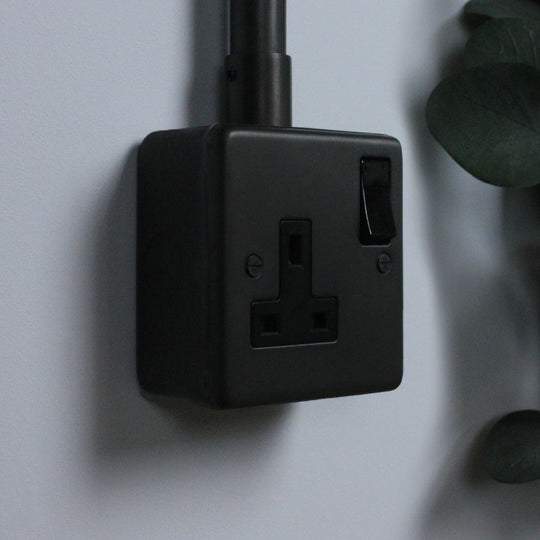 Dark Bronze Single Socket Outlet