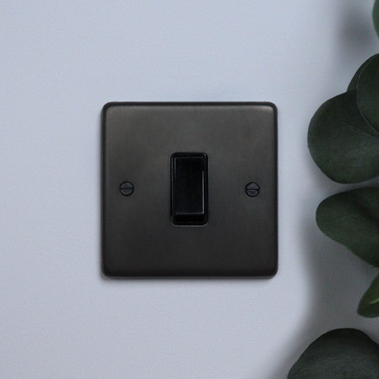 Dark Bronze 1 Gang Intermediate Switch